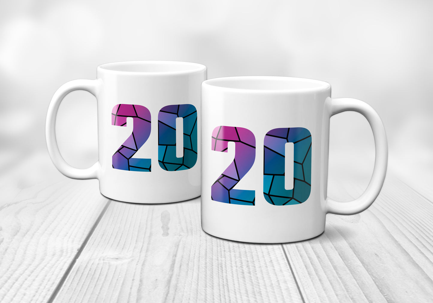 20 Number Mug (White)