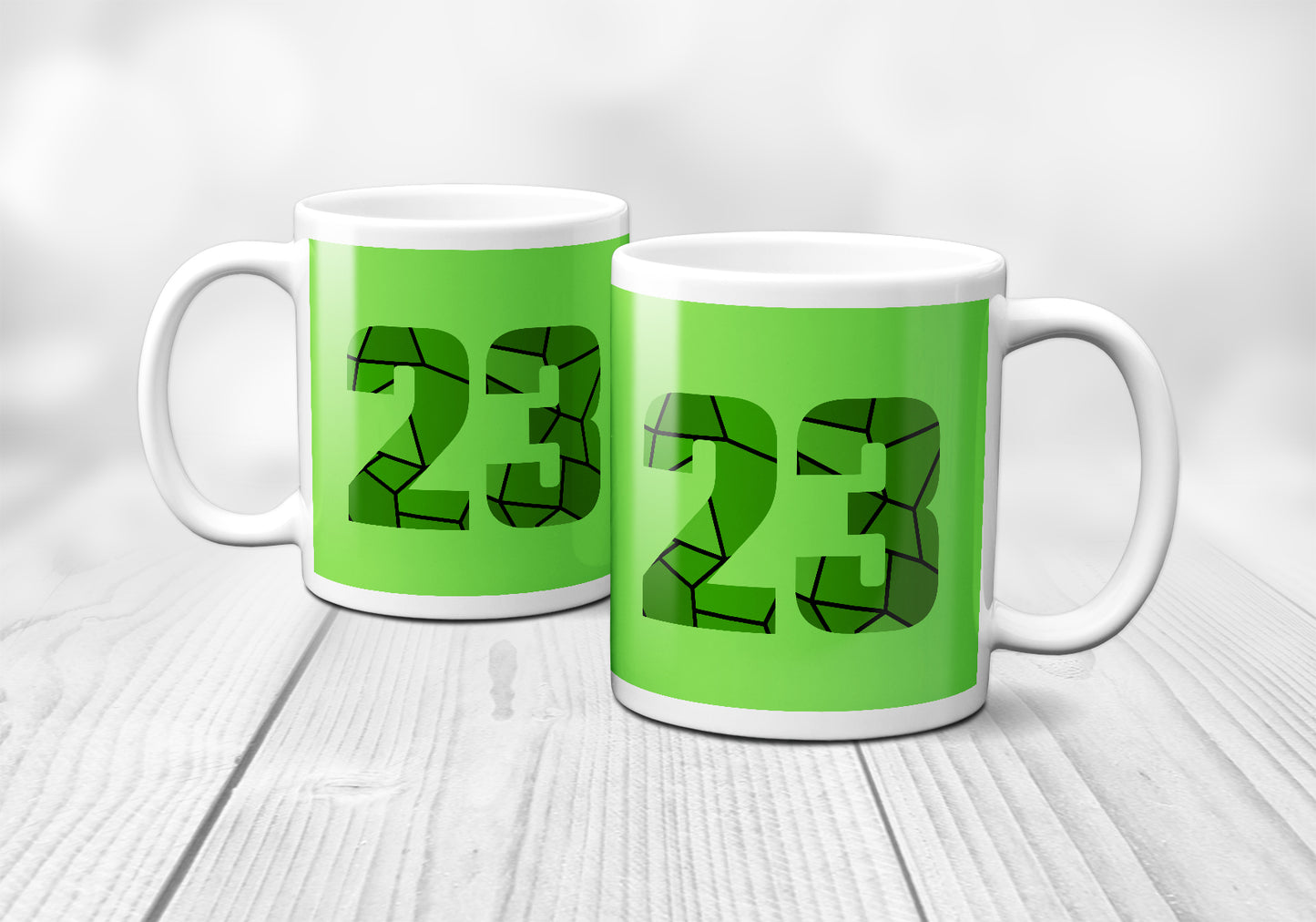 23 Number Mug (Liril Green)