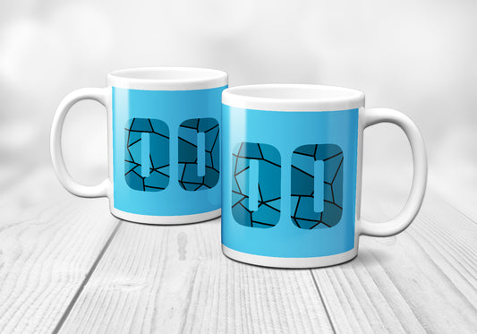 00 Number Mug (Sky Blue)