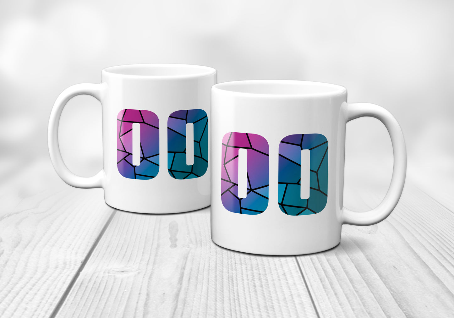 00 Number Mug (White)