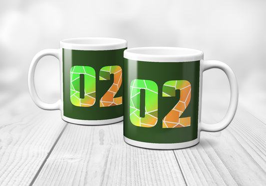 02 Number Mug (Olive Green)