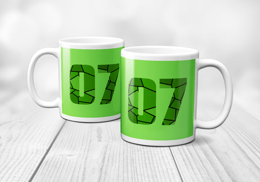 07 Number Mug (Liril Green)