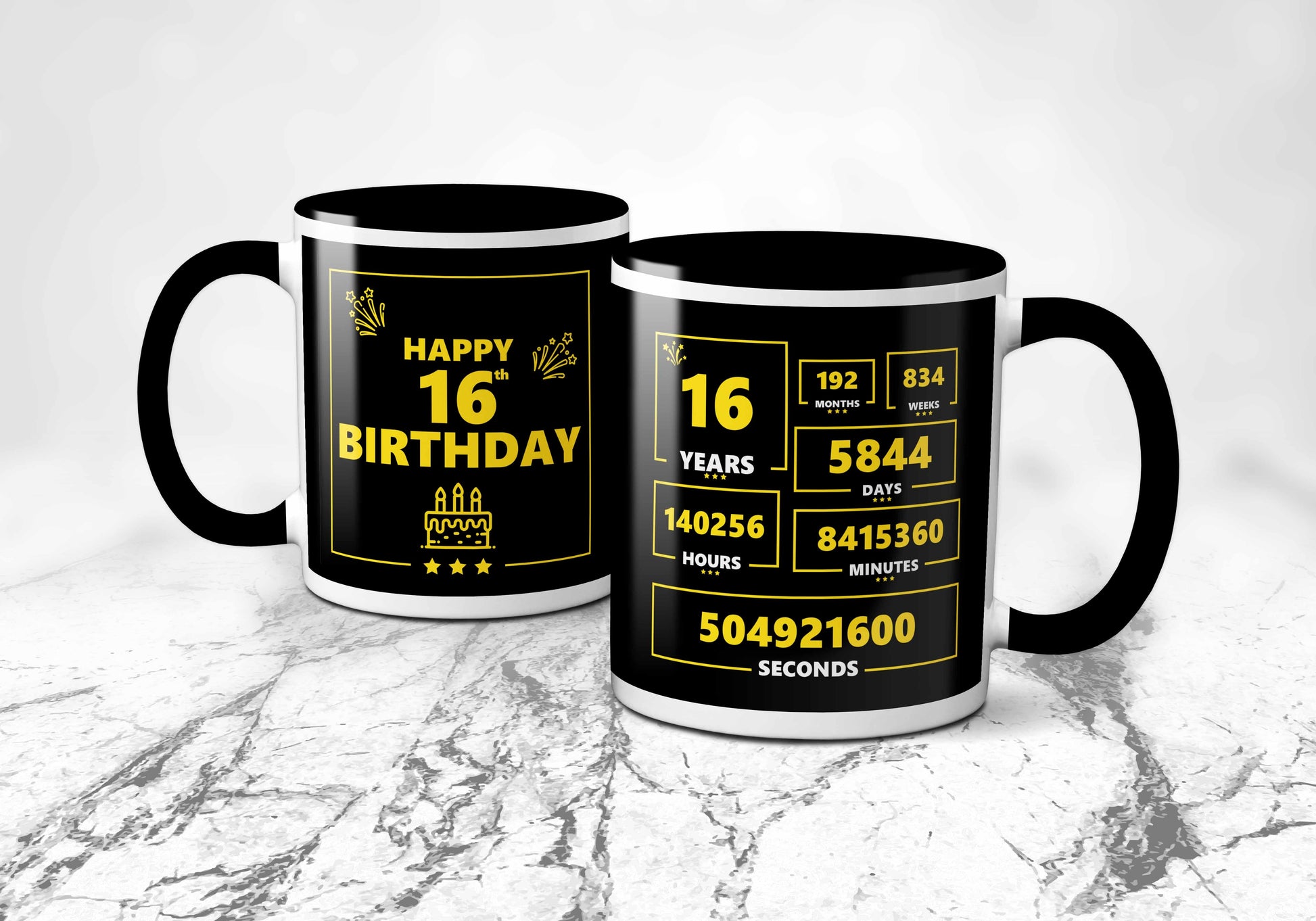 16th Year Birthday Mug