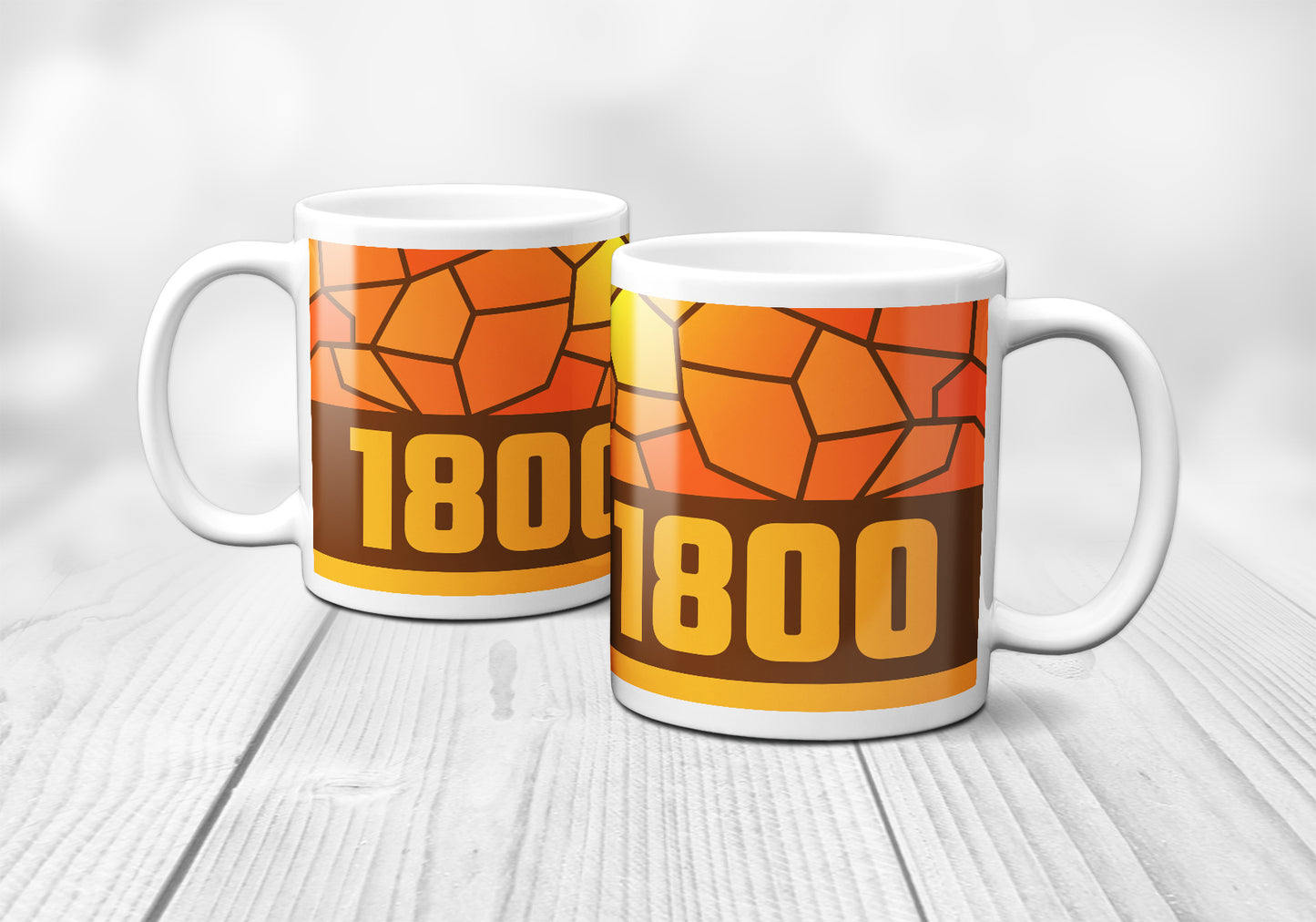 1800 Year Mug (11oz, Brown)