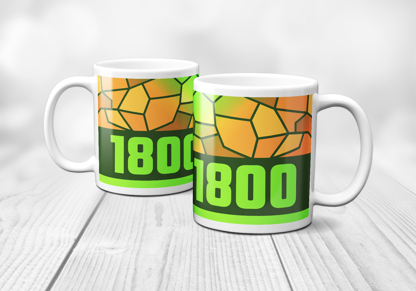 1800 Year Mug (11oz, Olive Green)