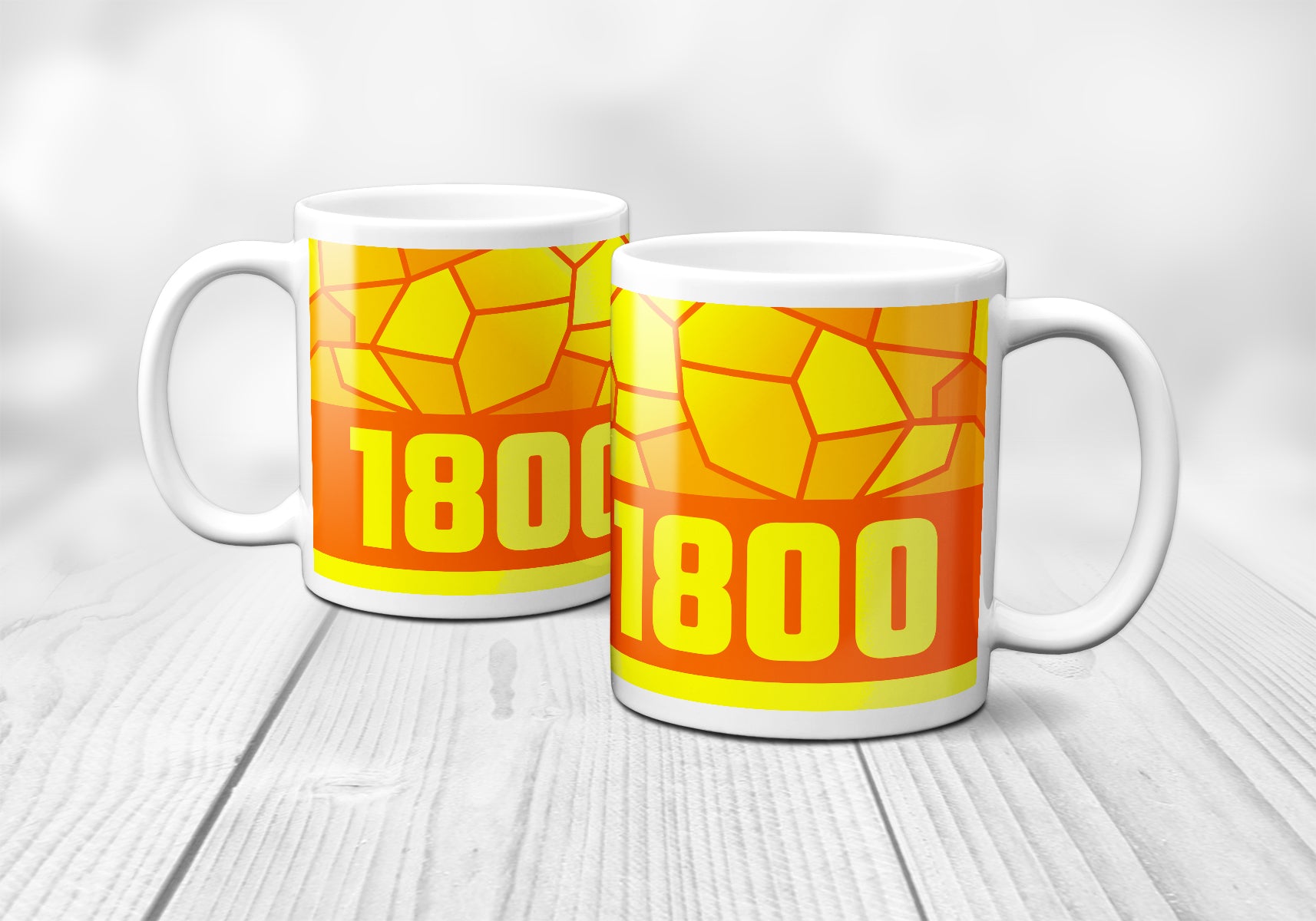 1800 Year Mug (11oz, Orange)