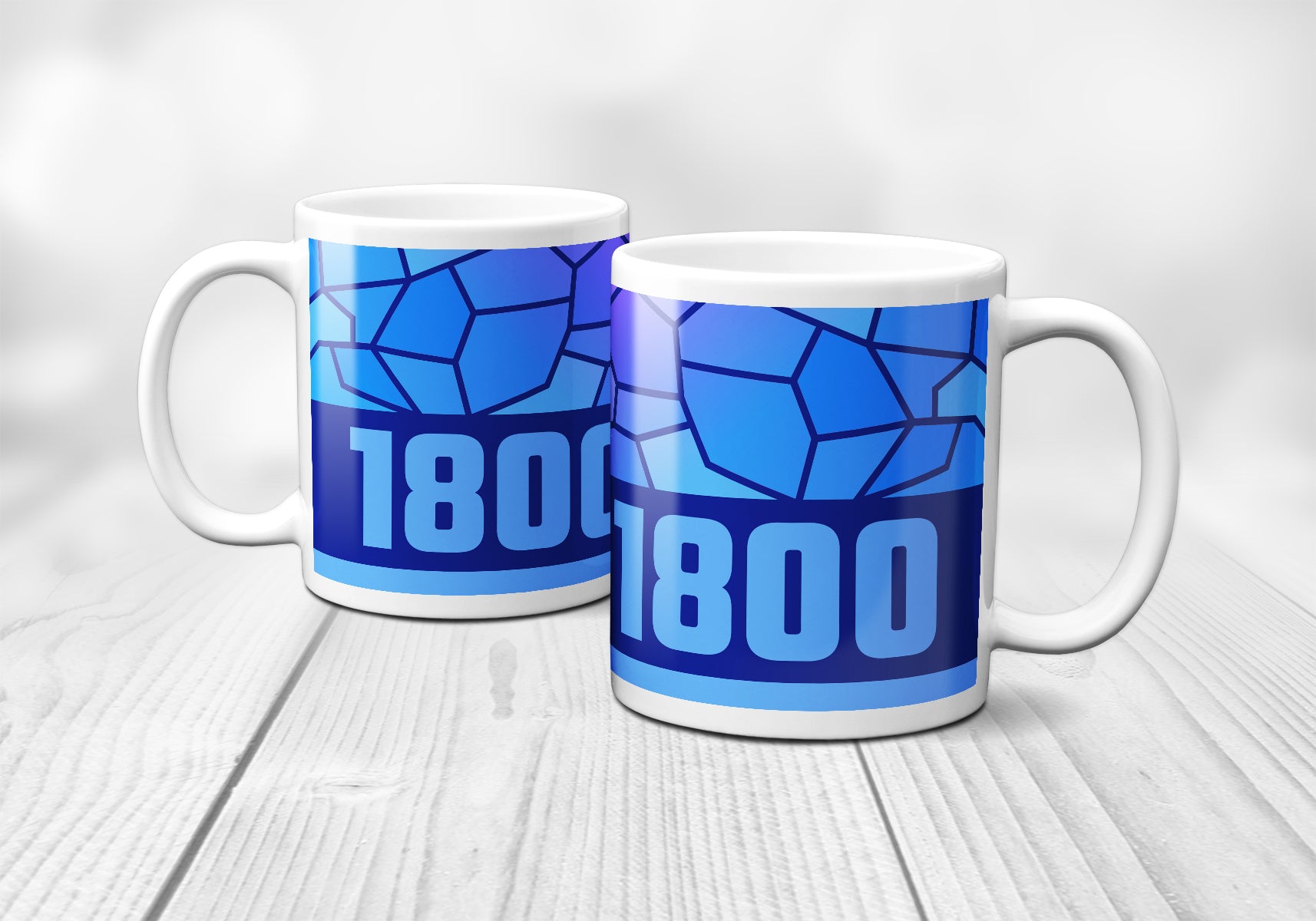 1800 Year Mug (11oz, Royal Blue)