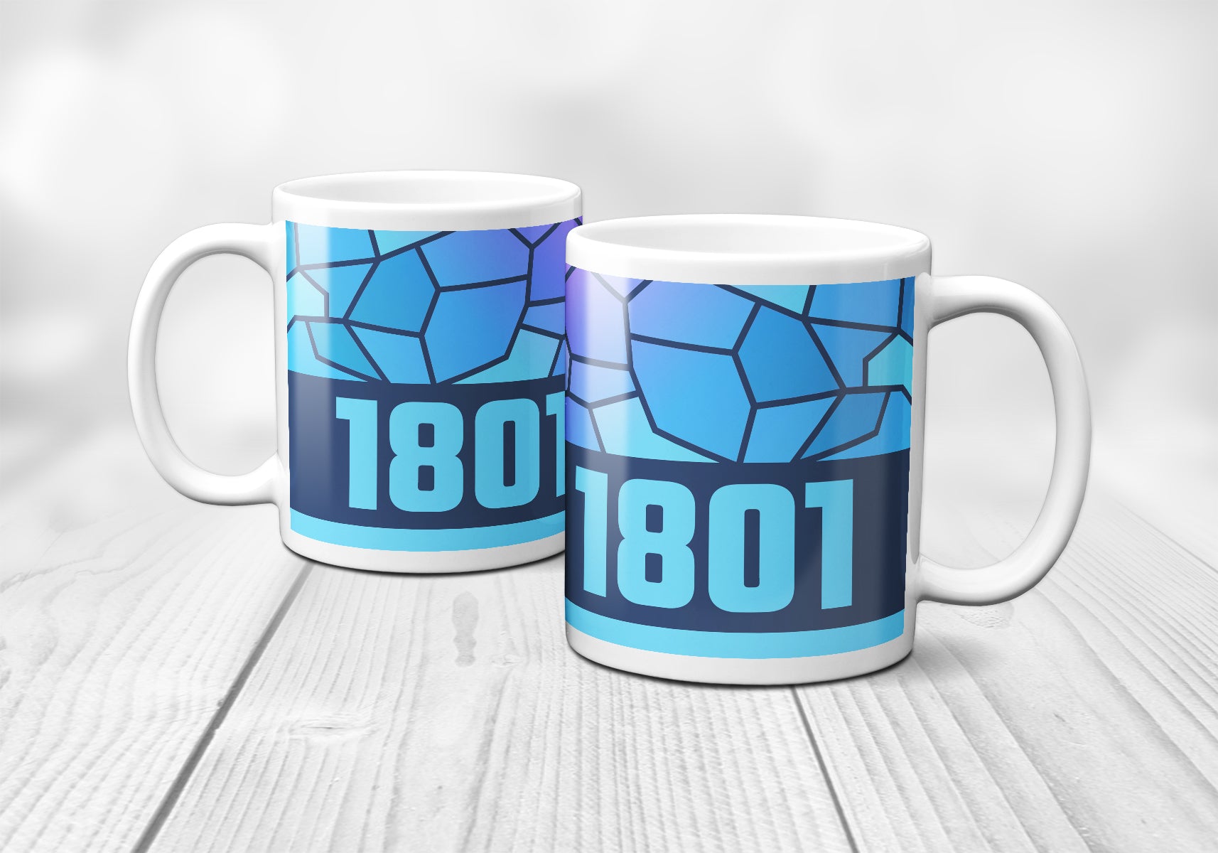 1801 Year Mug (11oz, Navy Blue)