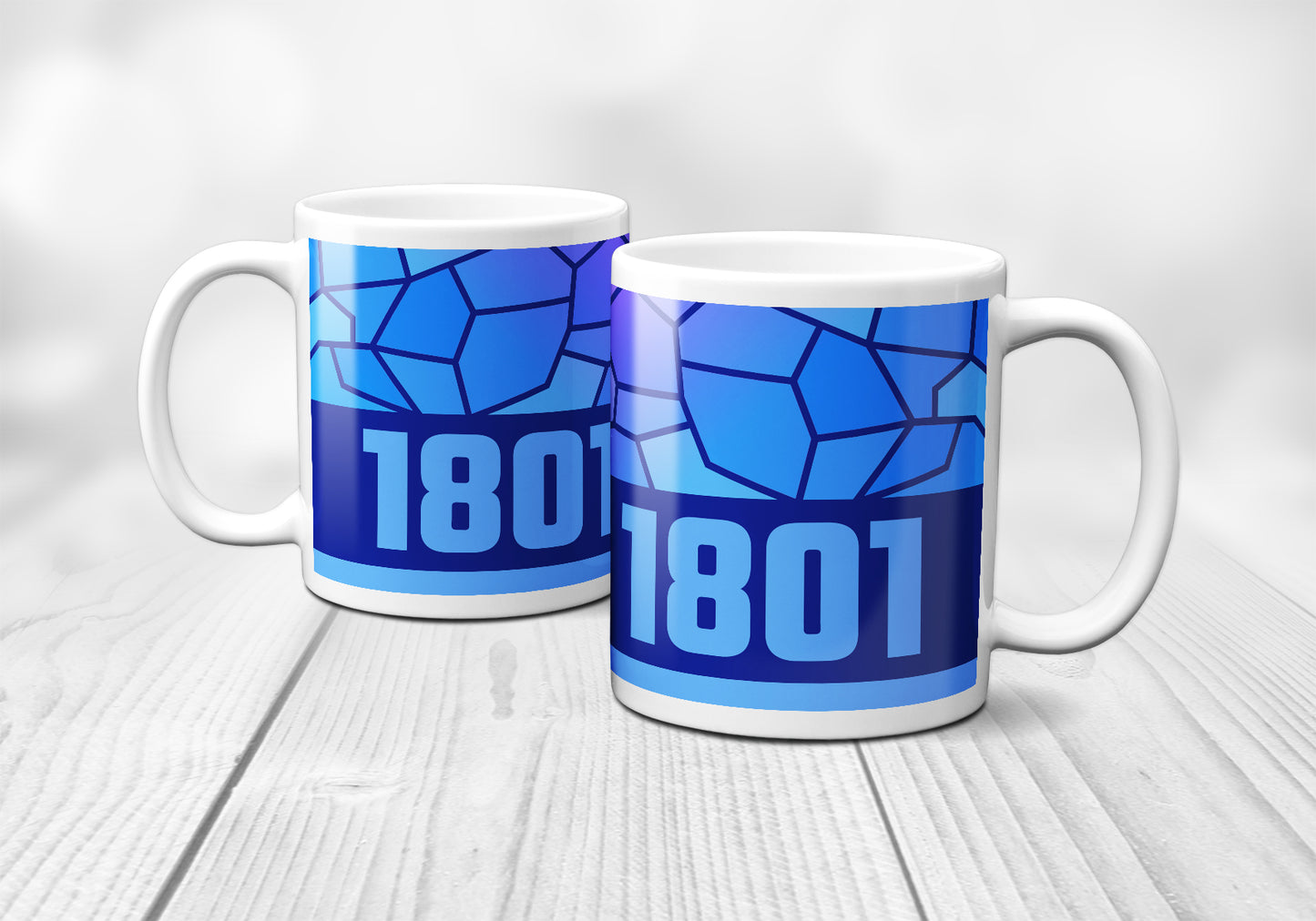 1801 Year Mug (11oz, Royal Blue)