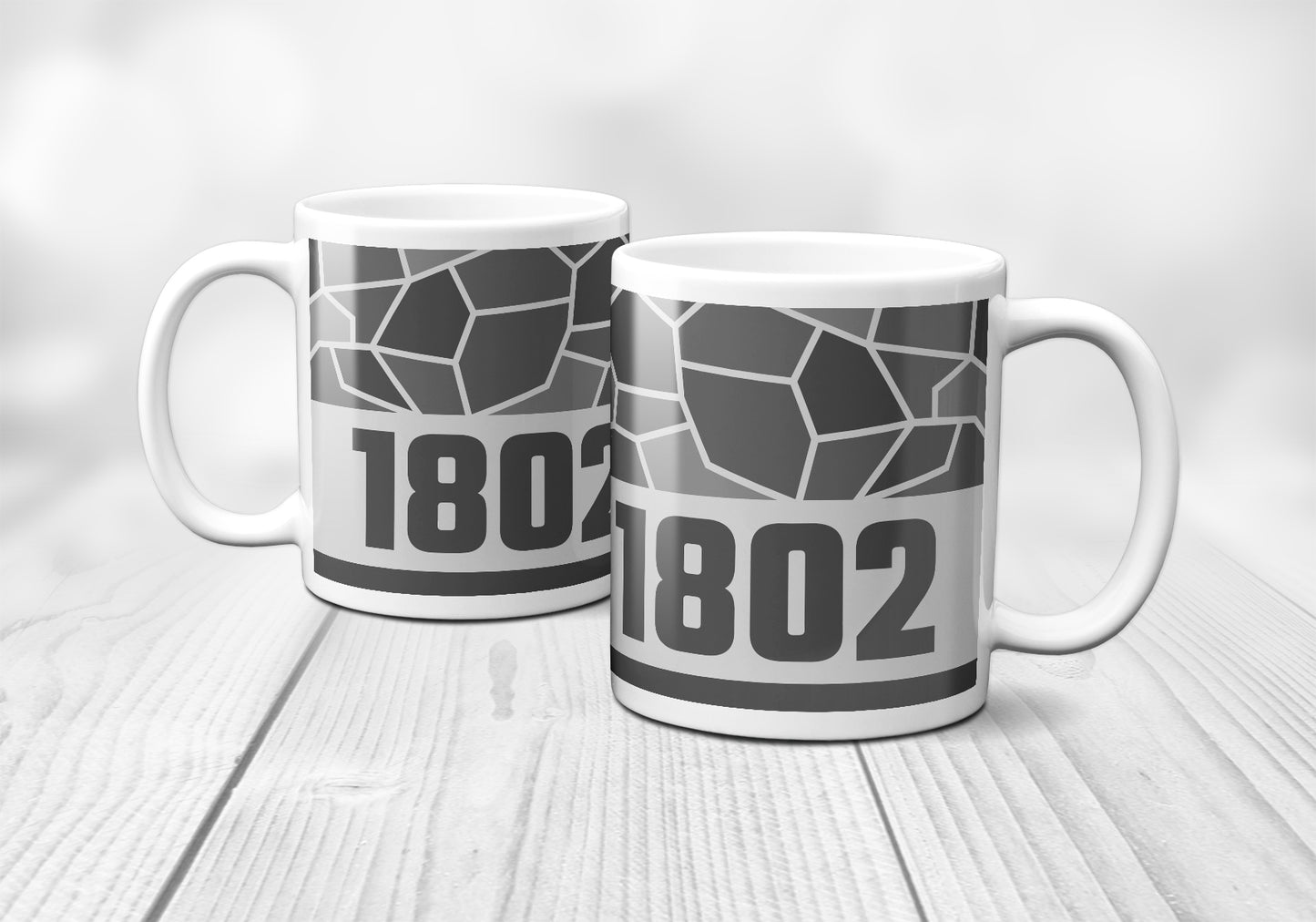 1802 Year Mug (11oz, Melange Grey)