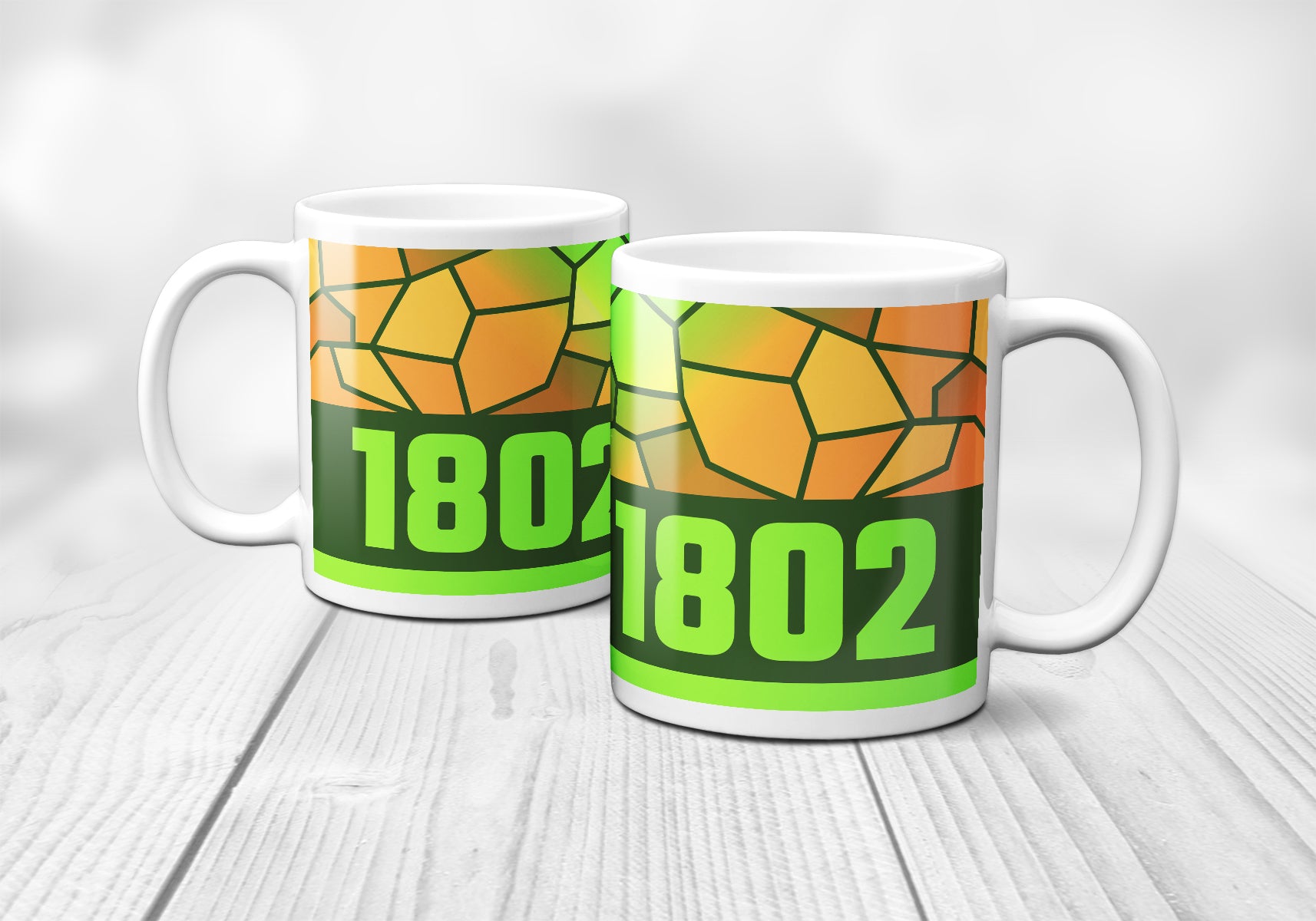 1802 Year Mug (11oz, Olive Green)