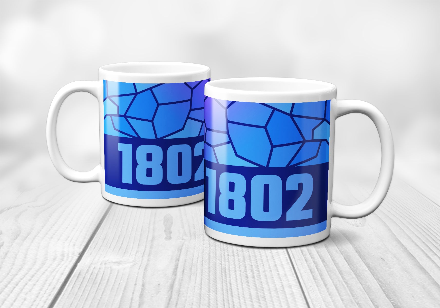 1802 Year Mug (11oz, Royal Blue)