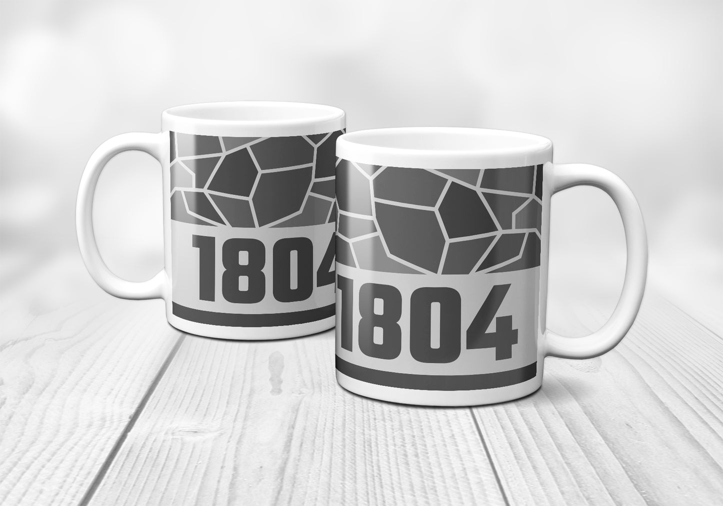 1804 Year Mug (11oz, Melange Grey)