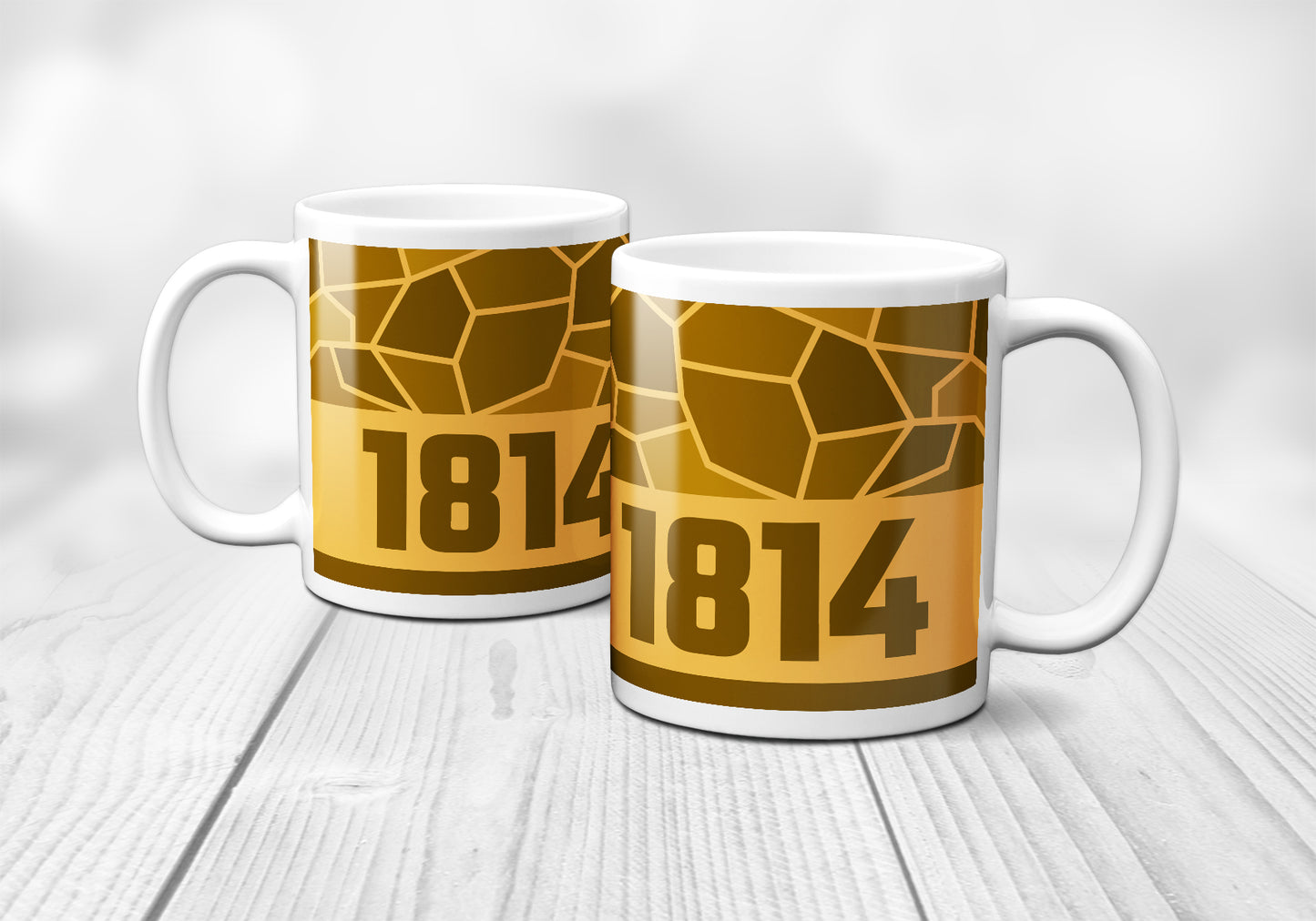 1814 Year Mug (11oz, Golden Yellow)