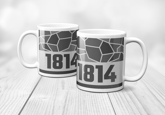 1814 Year Mug (11oz, Melange Grey)