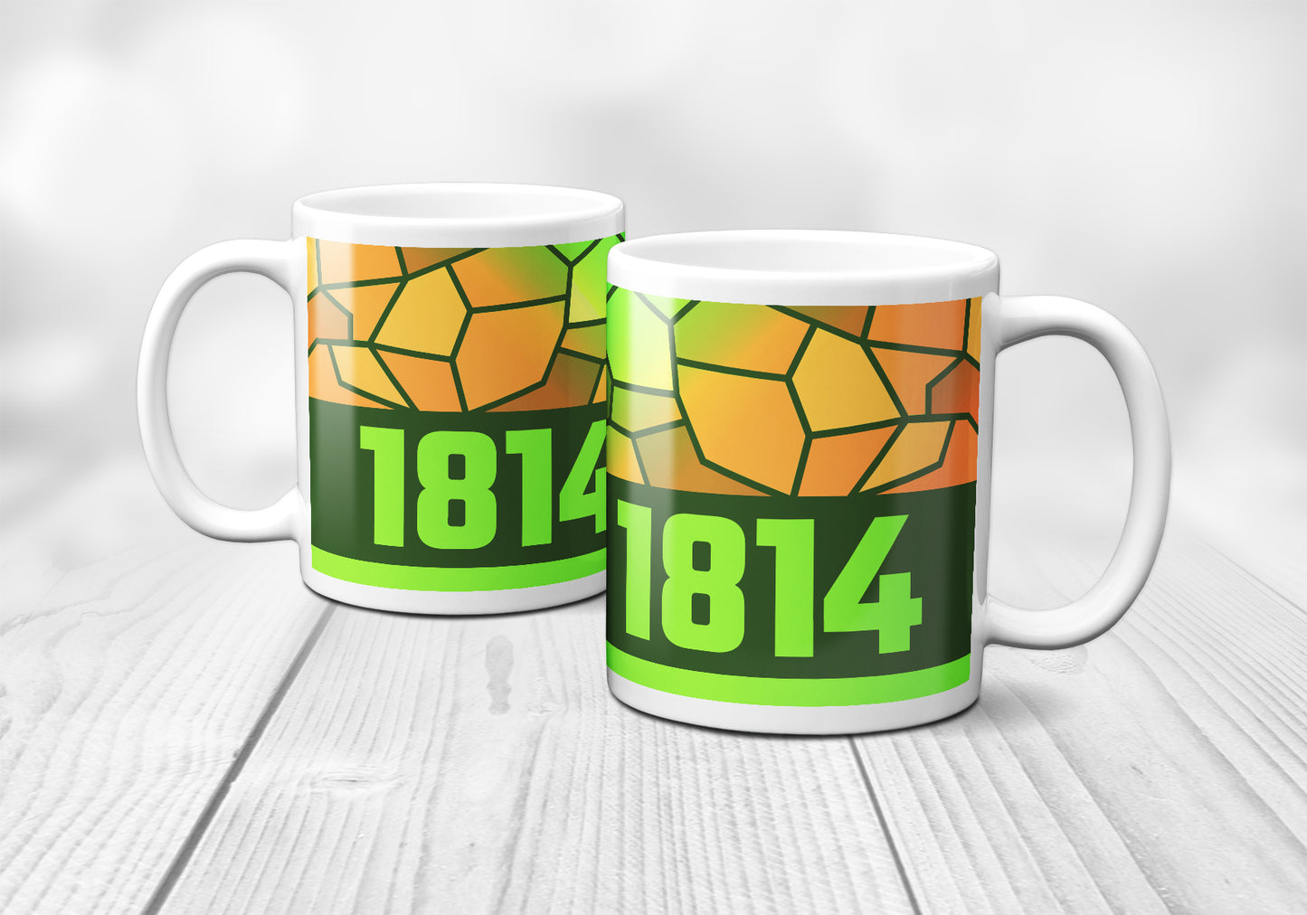 1814 Year Mug (11oz, Olive Green)