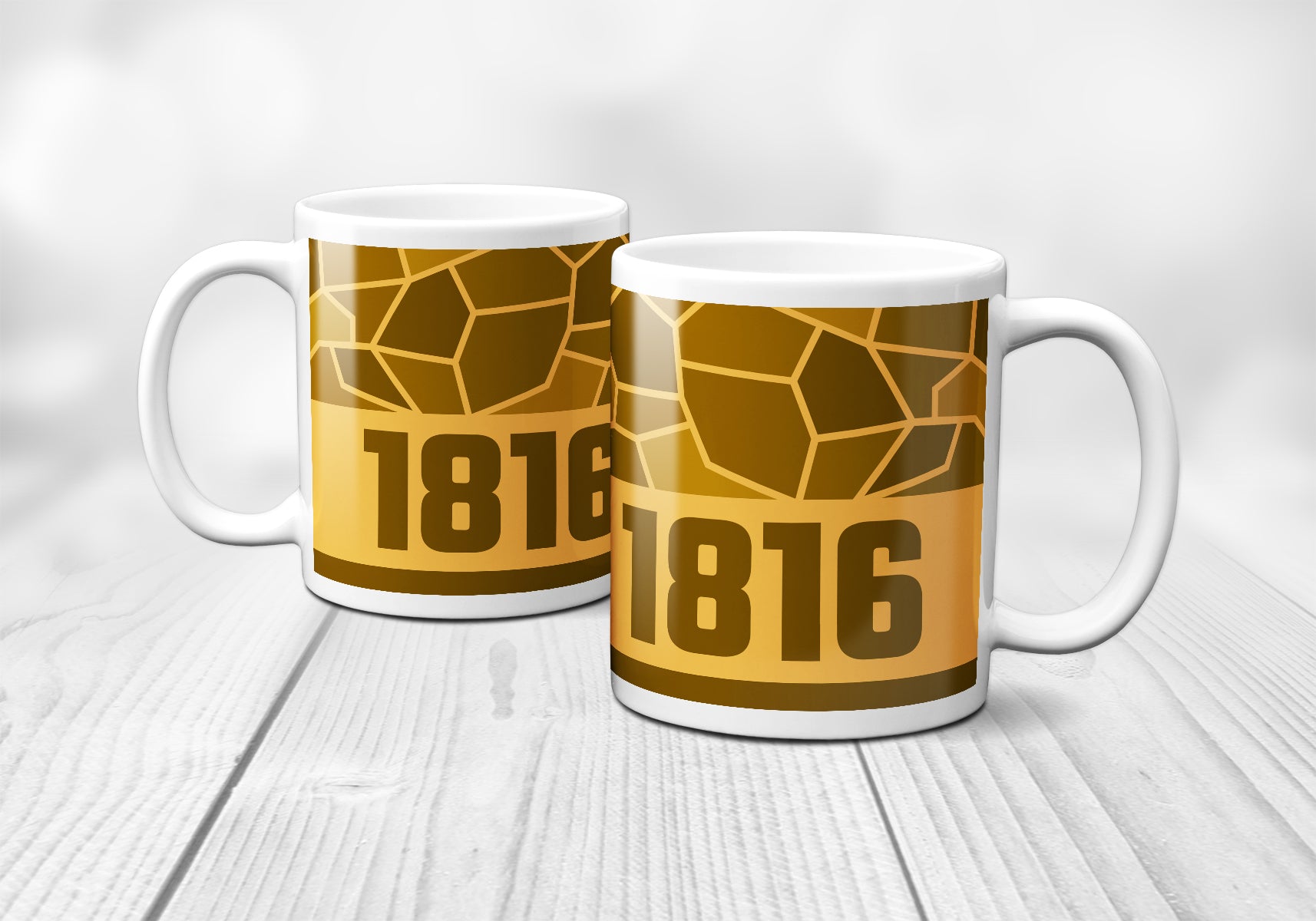 1816 Year Mug (11oz, Golden Yellow)