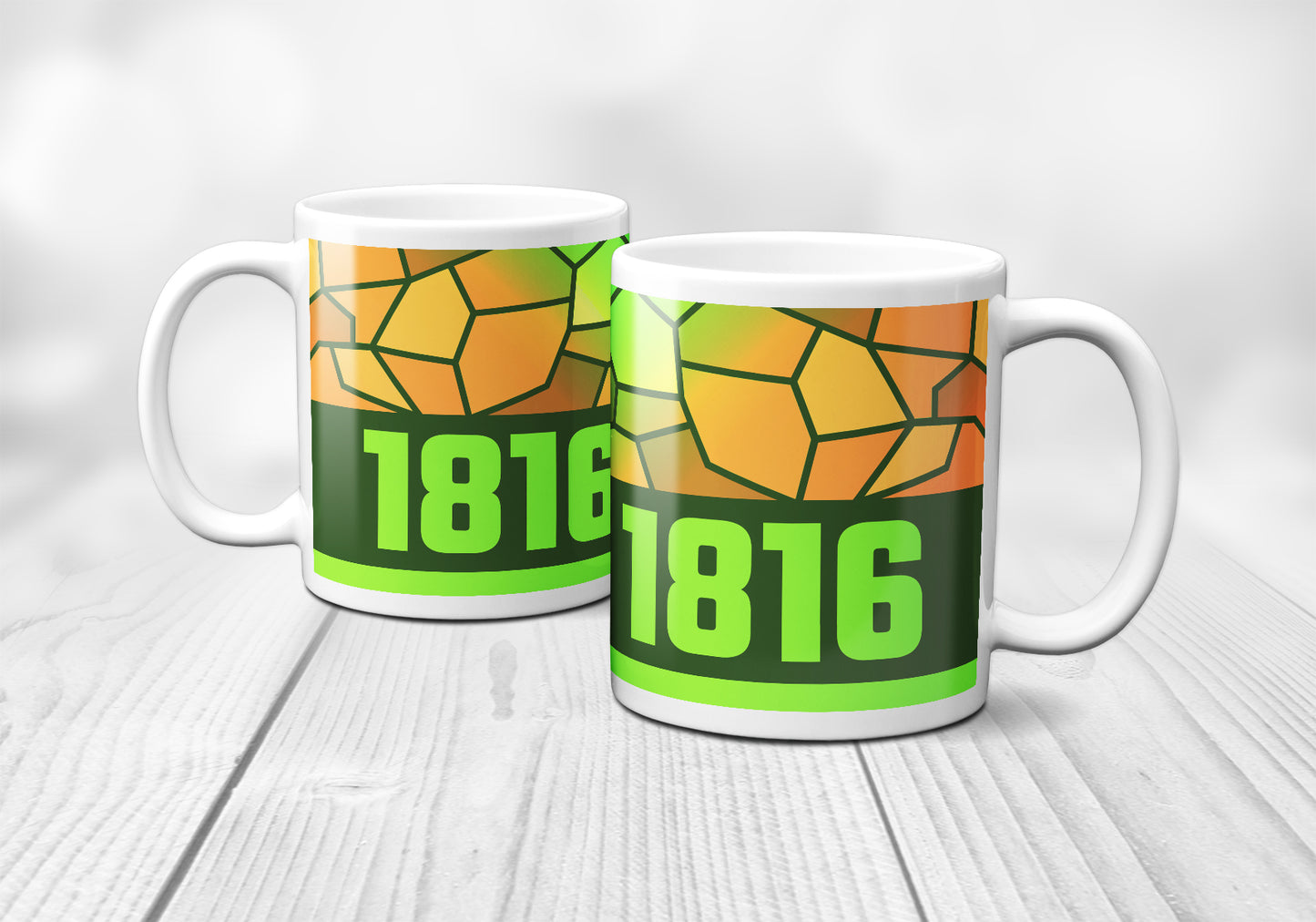 1816 Year Mug (11oz, Olive Green)