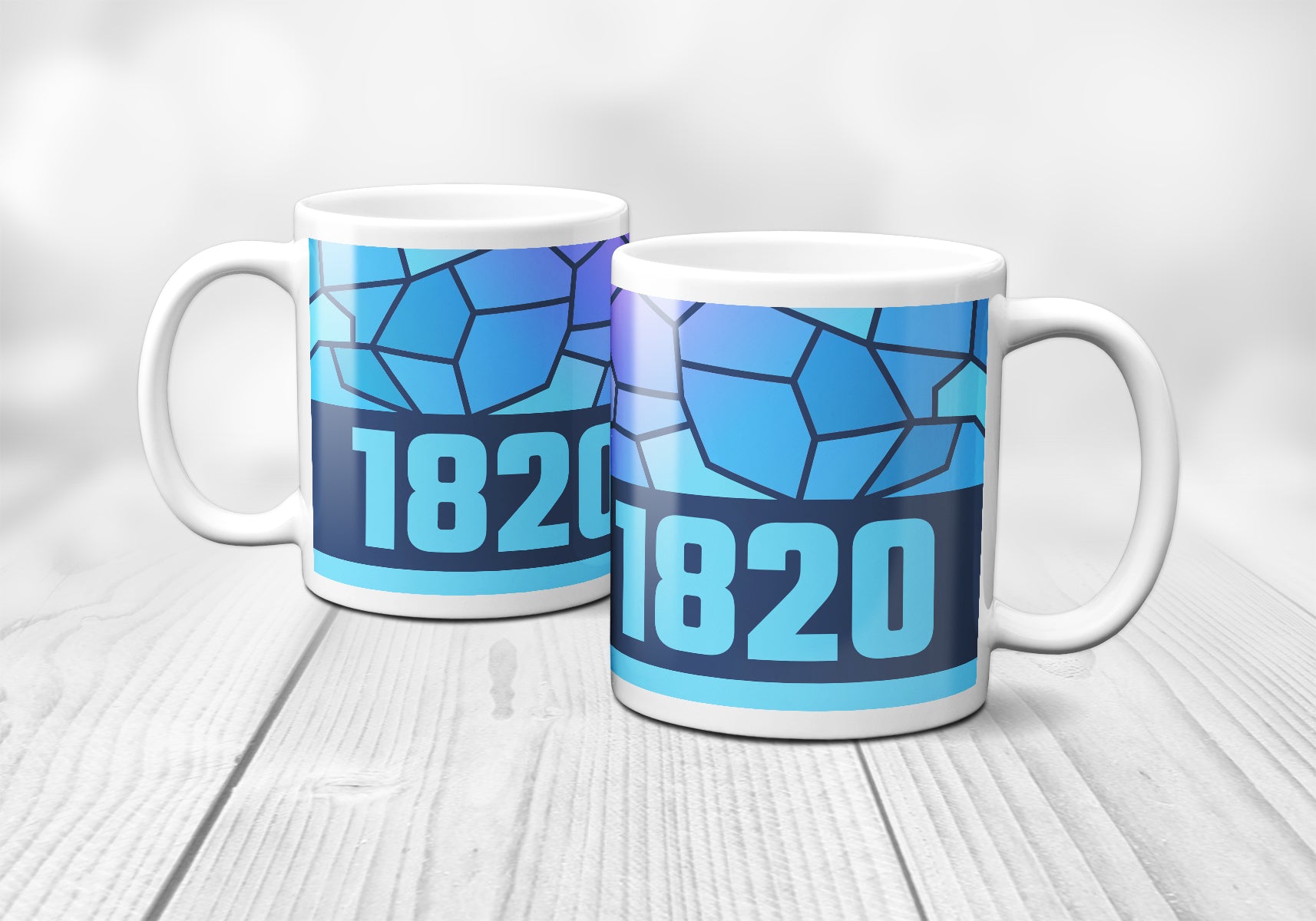 1820 Year Mug (11oz, Navy Blue)