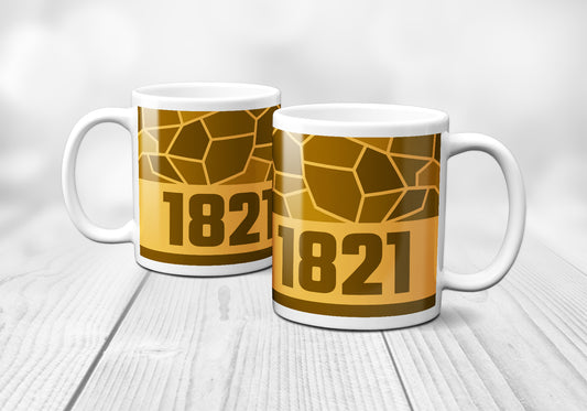 1821 Year Mug (11oz, Golden Yellow)