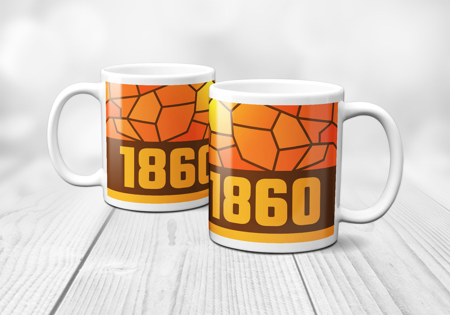 1860 Year Mug (11oz, Brown)