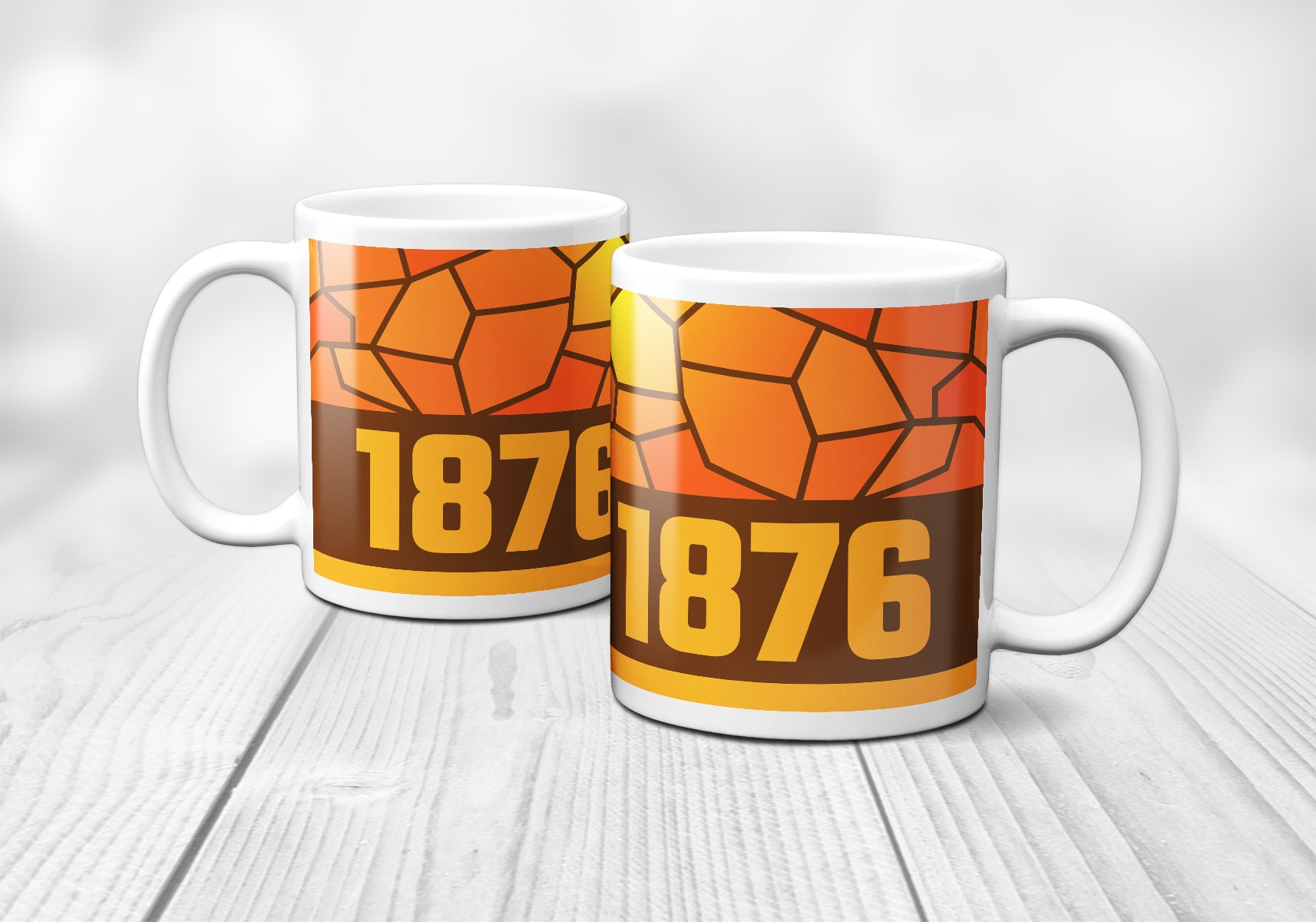 1876 Year Mug (11oz, Brown)