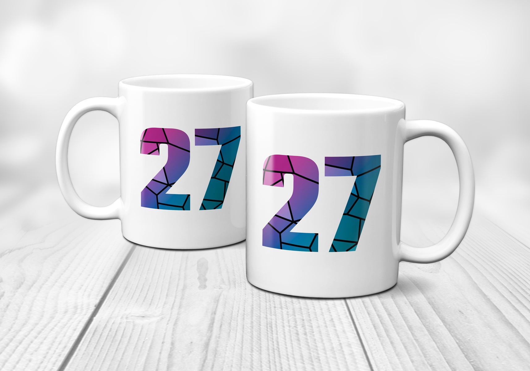 27 Number Mug (White)