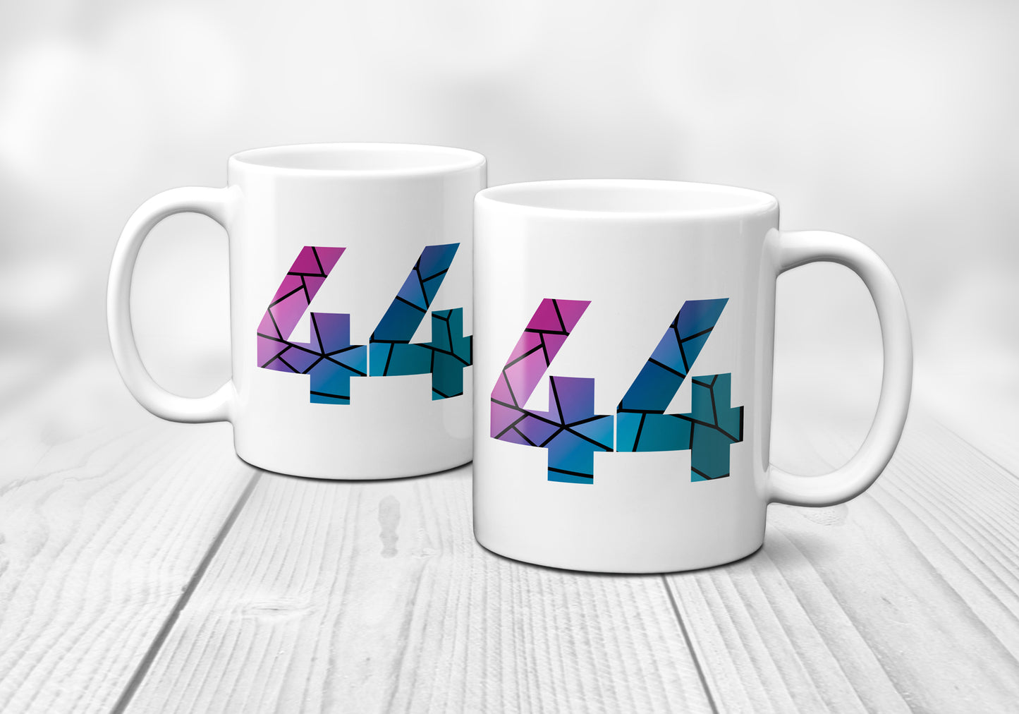 44 Number Mug (White)