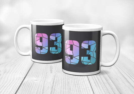 93 Number Mug (Charcoal Grey)