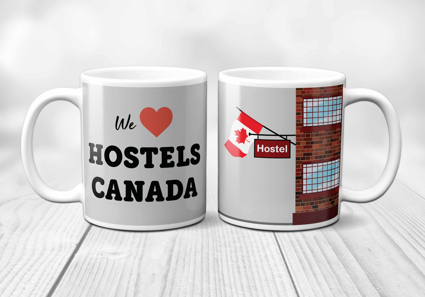 We Love CANADA Hostels Mug