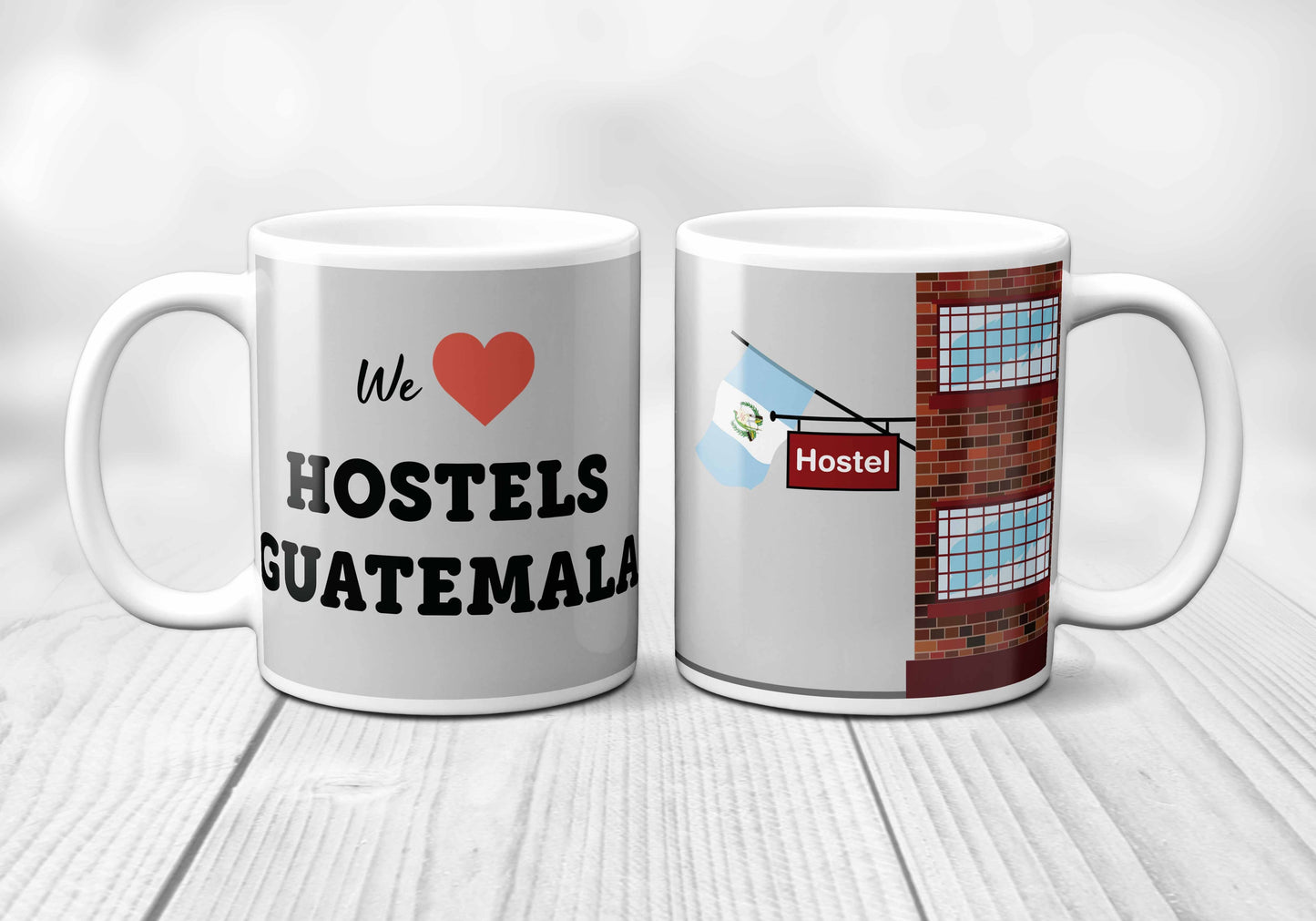 We Love GUATEMALA Hostels Mug