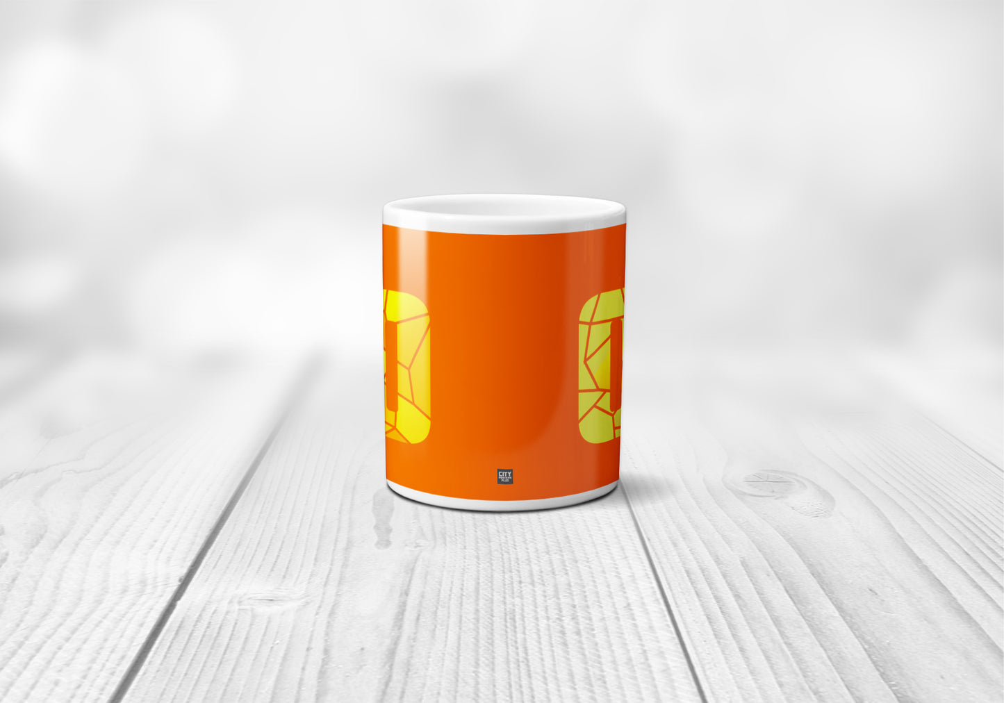 97 Number Mug (Orange)