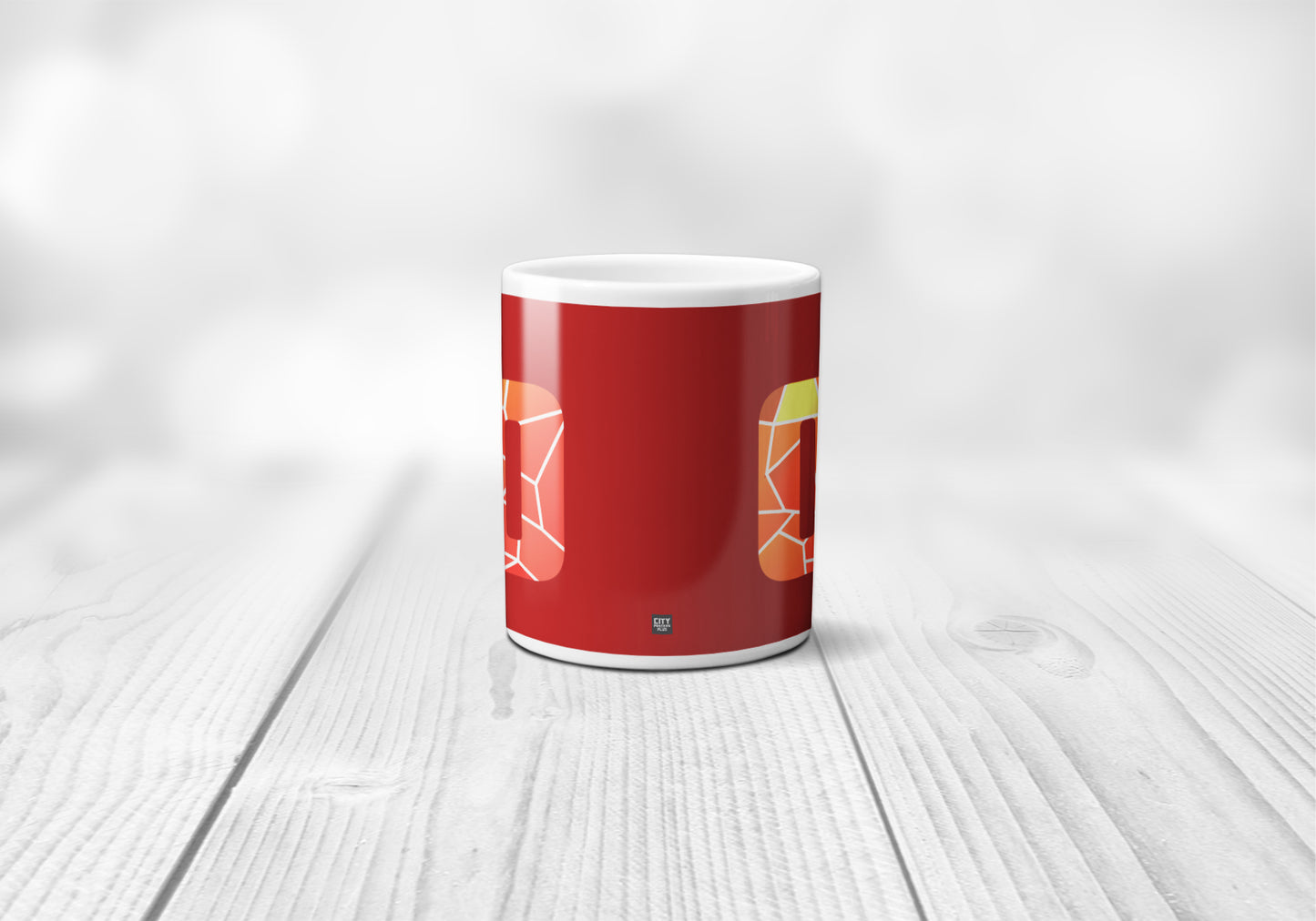 00 Number Mug (Red)