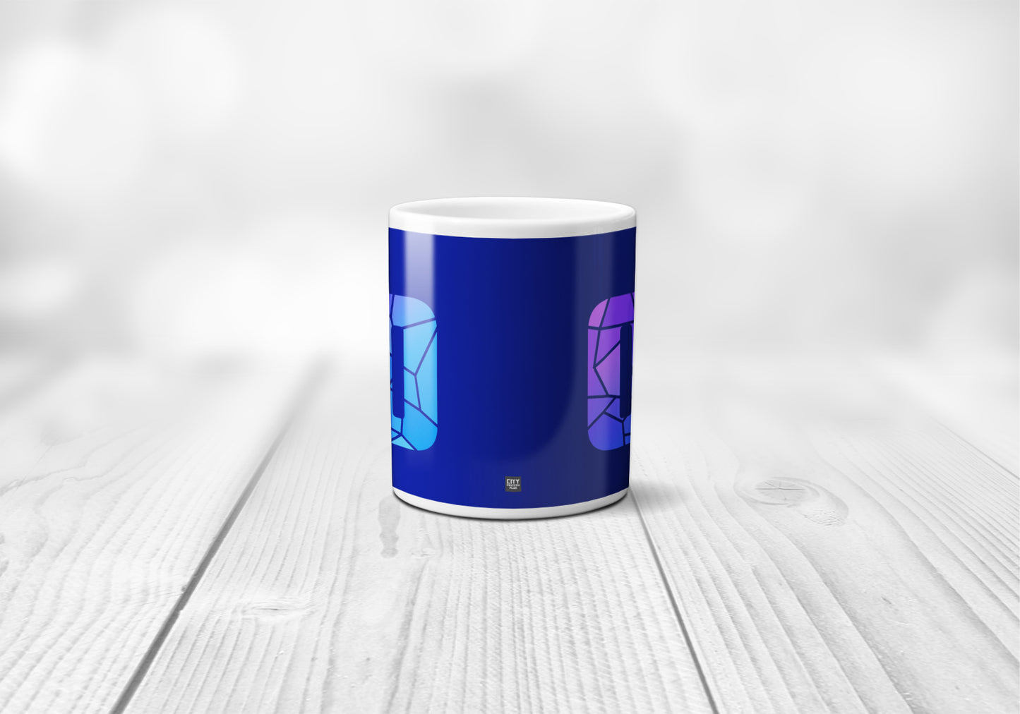 00 Number Mug (Royal Blue)